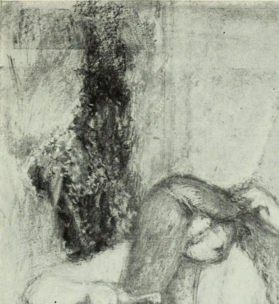 An illustration from Illustrated catalogue of the notable private collection of paintings and pastels by ... Hilaire Edgar Degas, 1921, leaf 128