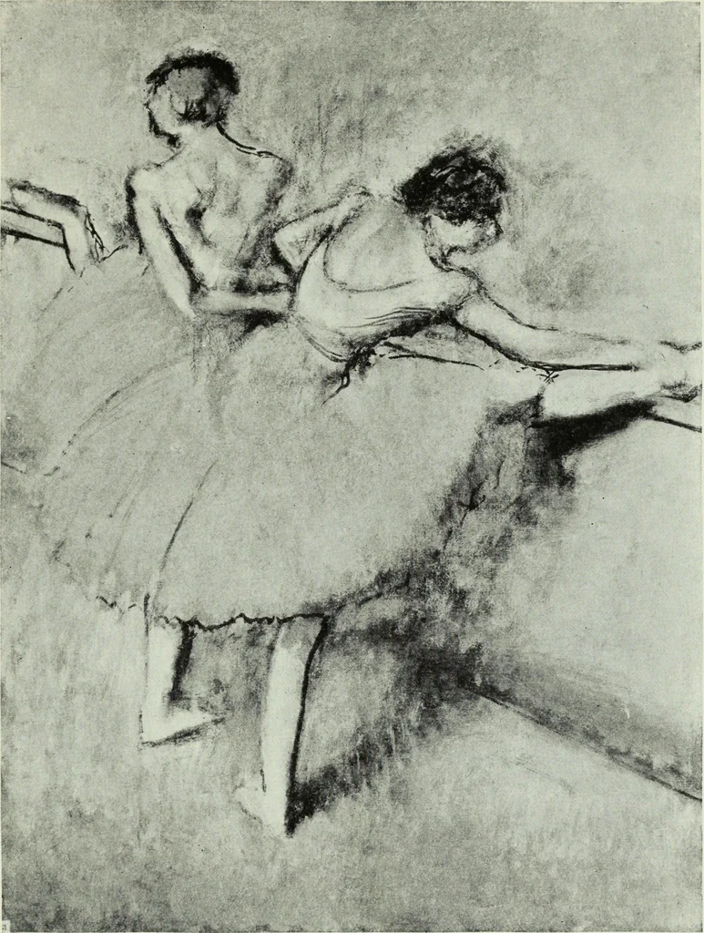An illustration from Illustrated catalogue of the notable private collection of paintings and pastels by ... Hilaire Edgar Degas, 1921, leaf 132