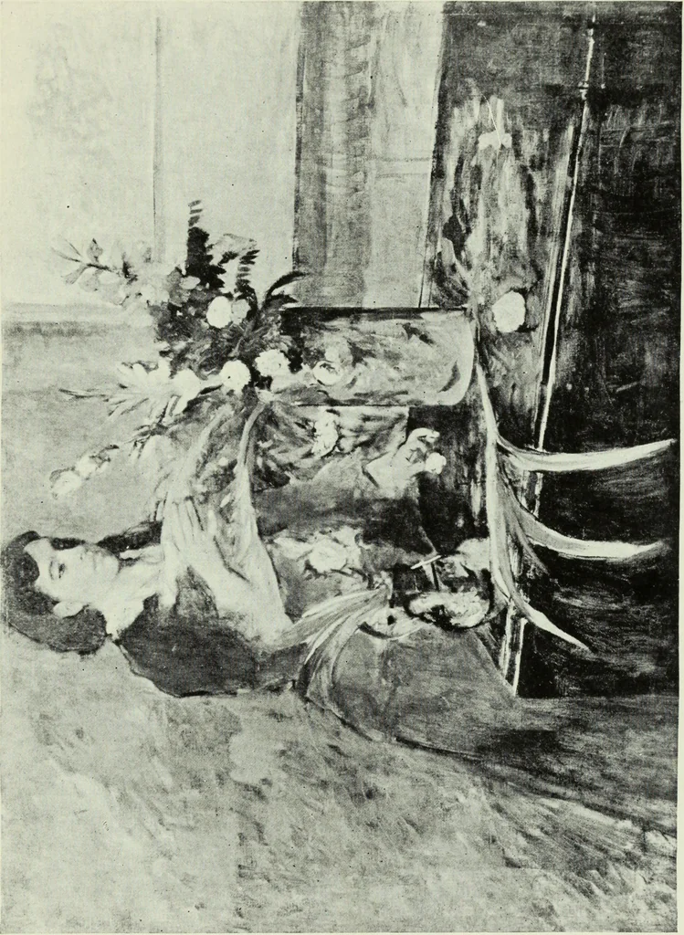 An illustration from Illustrated catalogue of the notable private collection of paintings and pastels by ... Hilaire Edgar Degas, 1921, leaf 134