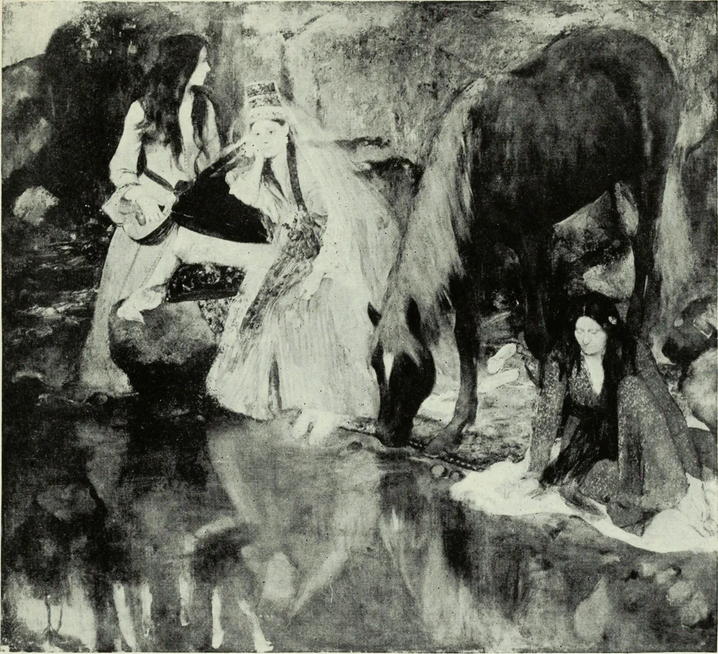 An illustration from Illustrated catalogue of the notable private collection of paintings and pastels by ... Hilaire Edgar Degas, 1921, leaf 138
