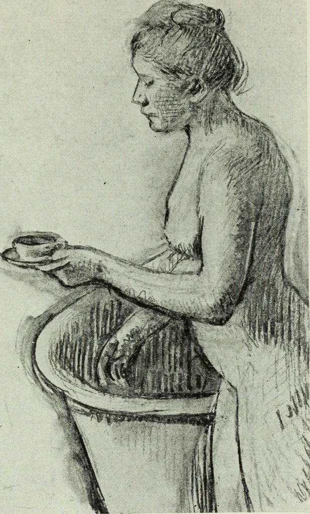 An illustration from Illustrated catalogue of the notable private collection of paintings and pastels by ... Hilaire Edgar Degas, 1921, leaf 16