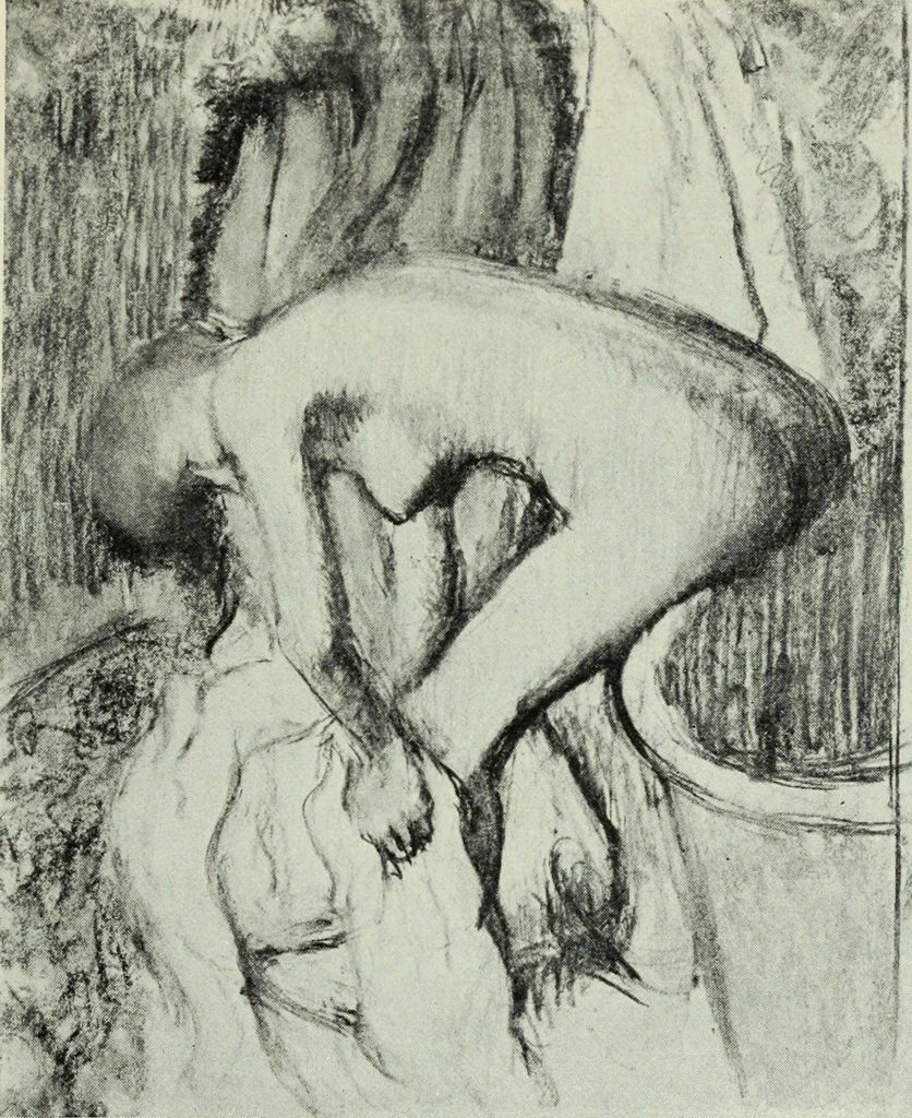 An illustration from Illustrated catalogue of the notable private collection of paintings and pastels by ... Hilaire Edgar Degas, 1921, leaf 18