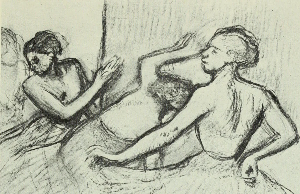An illustration from Illustrated catalogue of the notable private collection of paintings and pastels by ... Hilaire Edgar Degas, 1921, leaf 20