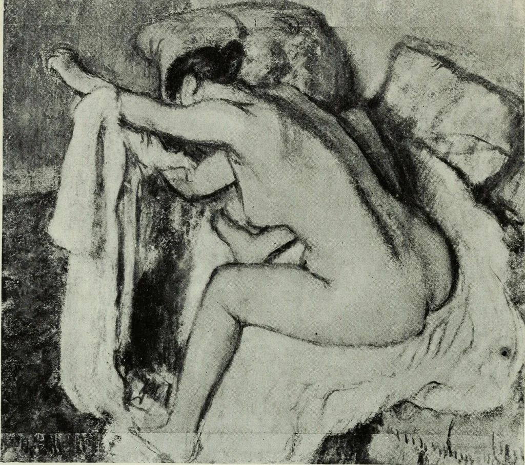 An illustration from Illustrated catalogue of the notable private collection of paintings and pastels by ... Hilaire Edgar Degas, 1921, leaf 21