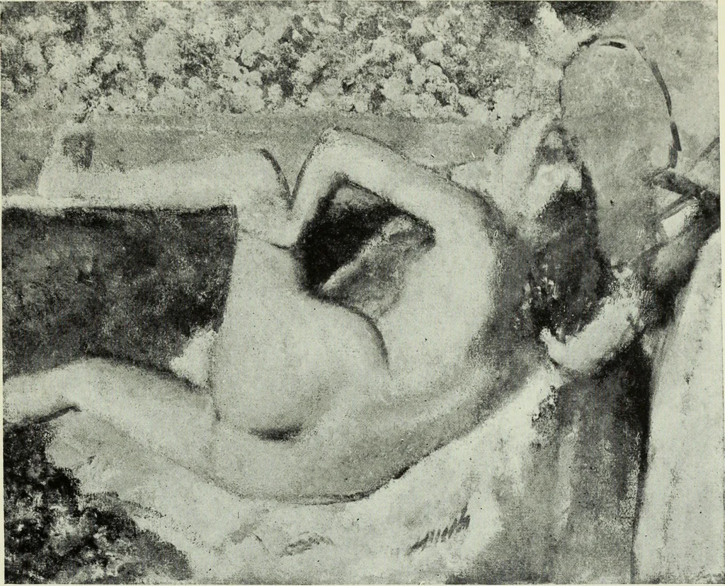 An illustration from Illustrated catalogue of the notable private collection of paintings and pastels by ... Hilaire Edgar Degas, 1921, leaf 22