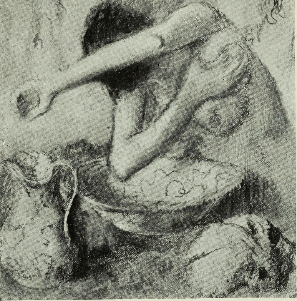 An illustration from Illustrated catalogue of the notable private collection of paintings and pastels by ... Hilaire Edgar Degas, 1921, leaf 24