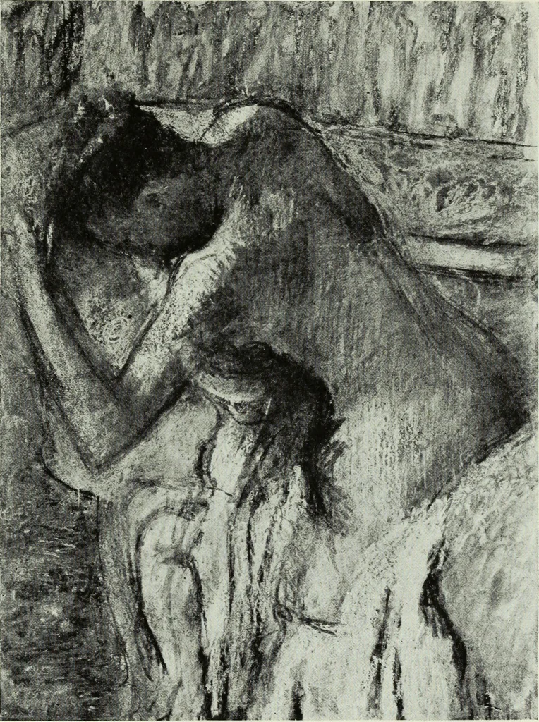 An illustration from Illustrated catalogue of the notable private collection of paintings and pastels by ... Hilaire Edgar Degas, 1921, leaf 28