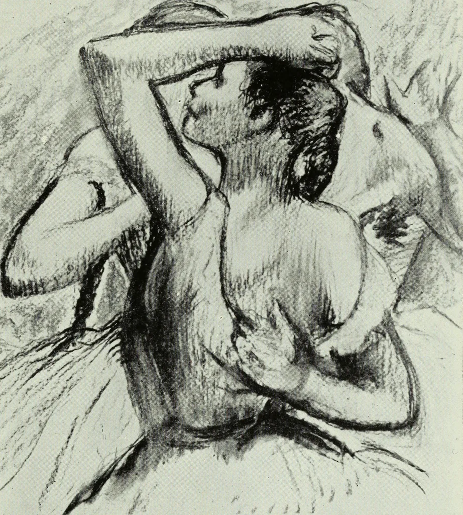 An illustration from Illustrated catalogue of the notable private collection of paintings and pastels by ... Hilaire Edgar Degas, 1921, leaf 30