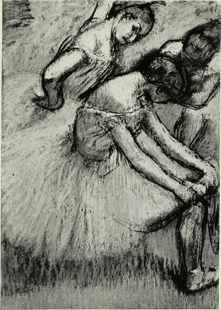 An illustration from Illustrated catalogue of the notable private collection of paintings and pastels by ... Hilaire Edgar Degas, 1921, leaf 32