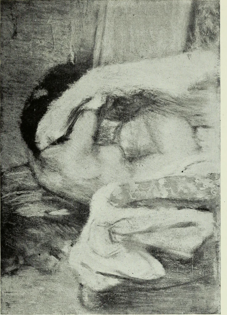 An illustration from Illustrated catalogue of the notable private collection of paintings and pastels by ... Hilaire Edgar Degas, 1921, leaf 38