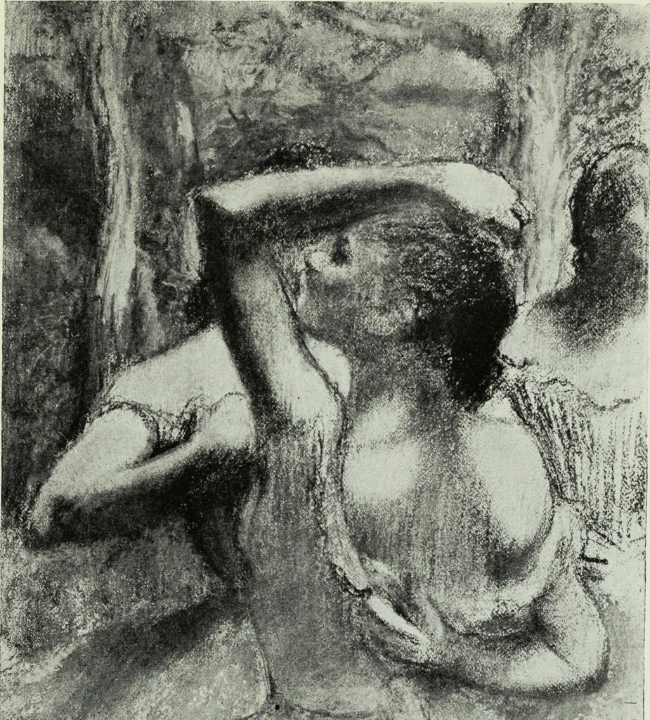 An illustration from Illustrated catalogue of the notable private collection of paintings and pastels by ... Hilaire Edgar Degas, 1921, leaf 40