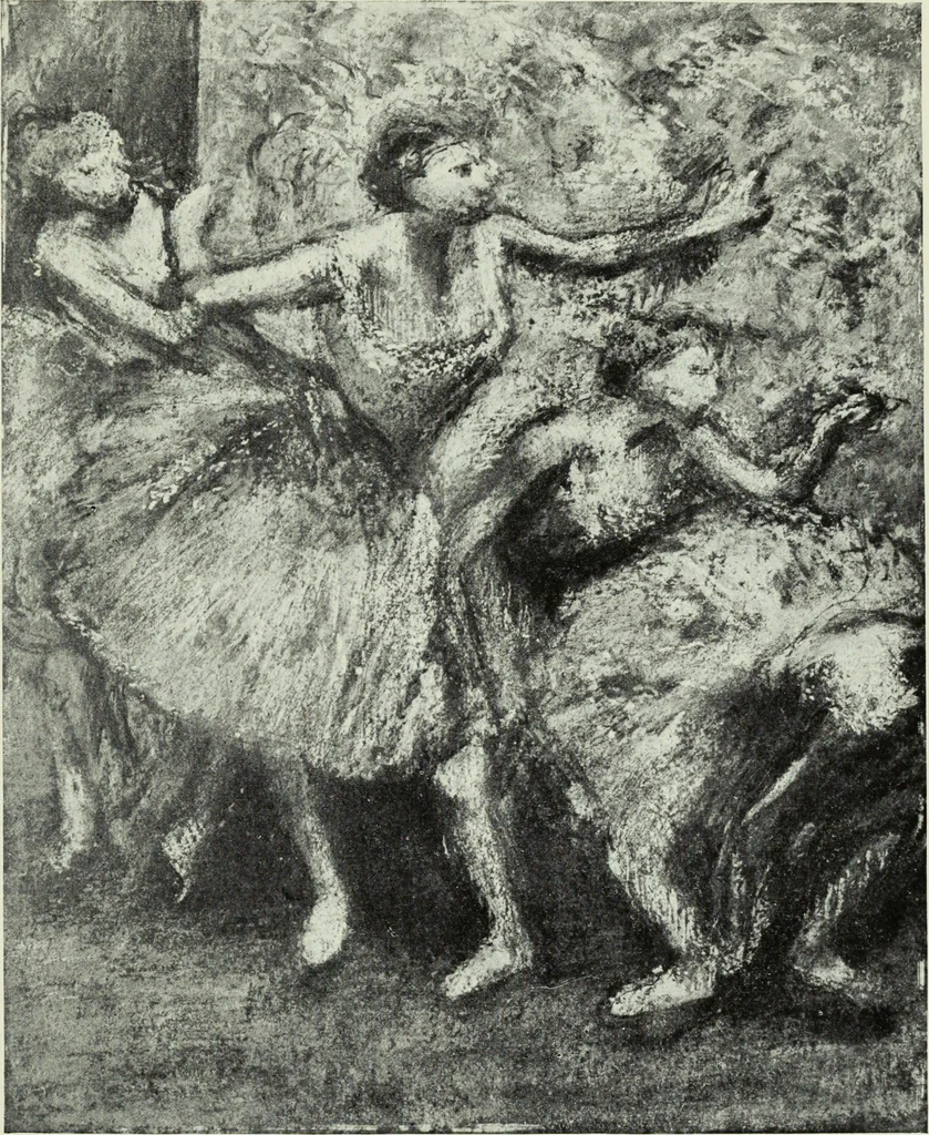 An illustration from Illustrated catalogue of the notable private collection of paintings and pastels by ... Hilaire Edgar Degas, 1921, leaf 42