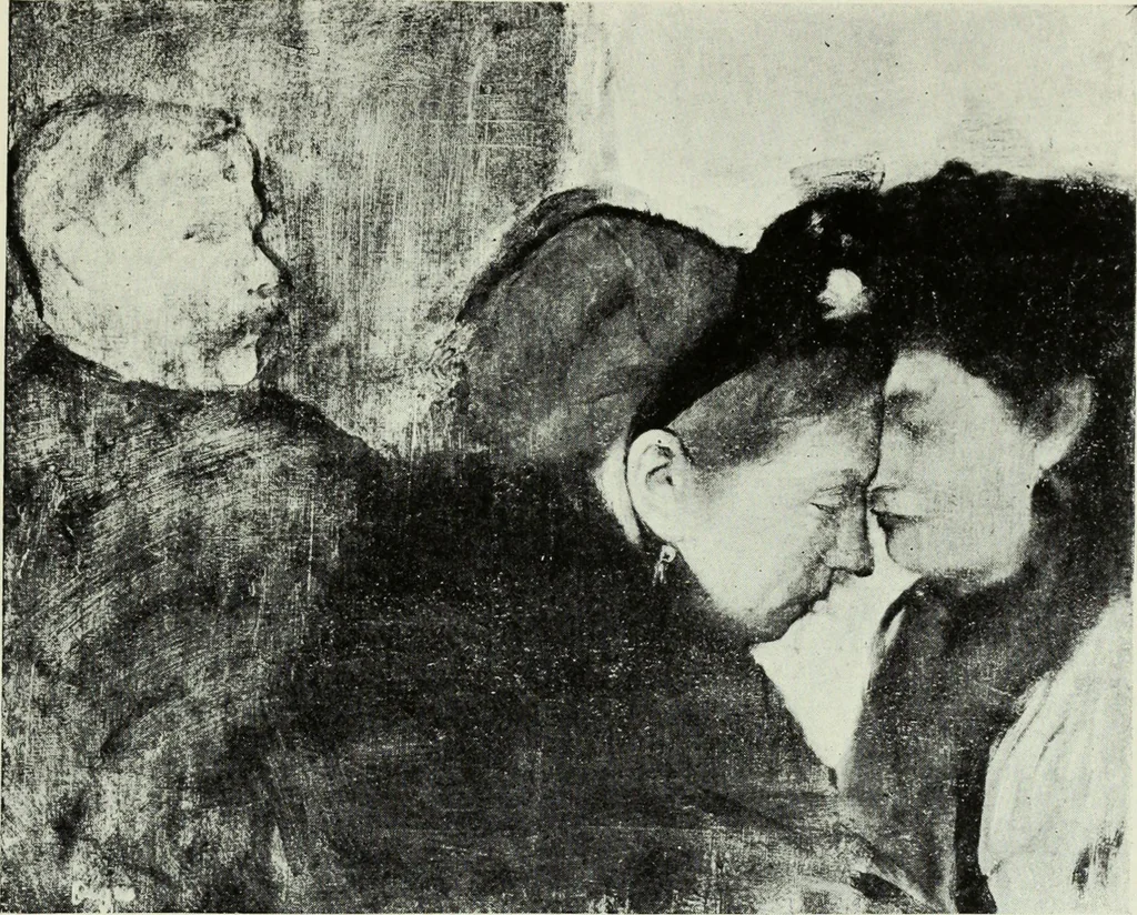 An illustration from Illustrated catalogue of the notable private collection of paintings and pastels by ... Hilaire Edgar Degas, 1921, leaf 44