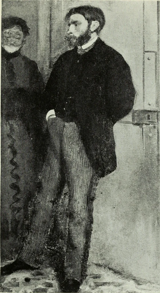 An illustration from Illustrated catalogue of the notable private collection of paintings and pastels by ... Hilaire Edgar Degas, 1921, leaf 46