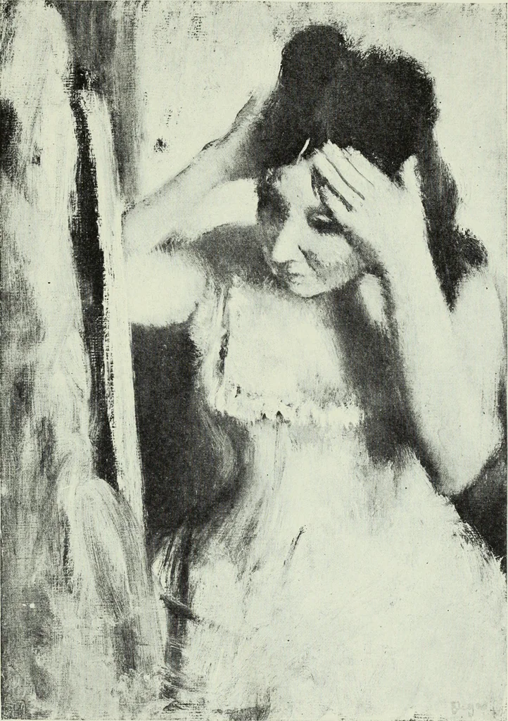 An illustration from Illustrated catalogue of the notable private collection of paintings and pastels by ... Hilaire Edgar Degas, 1921, leaf 50