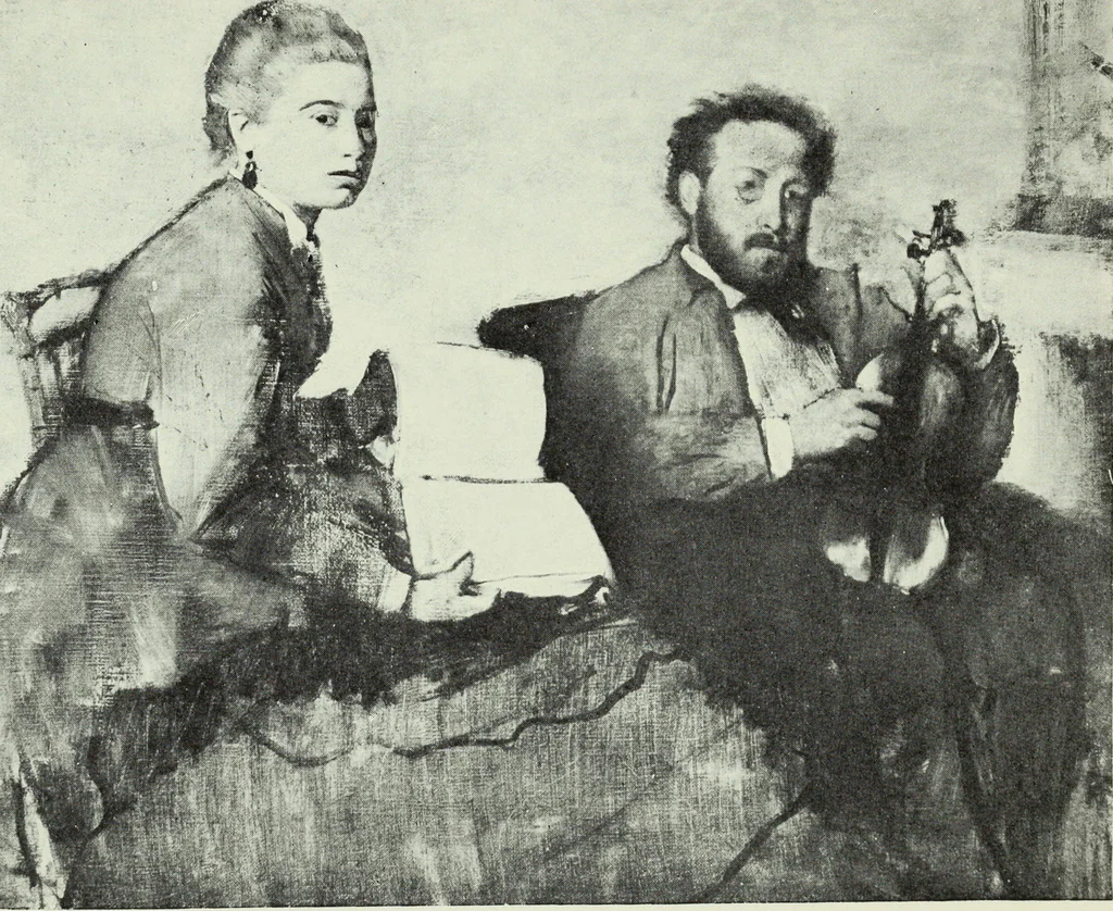 An illustration from Illustrated catalogue of the notable private collection of paintings and pastels by ... Hilaire Edgar Degas, 1921, leaf 52