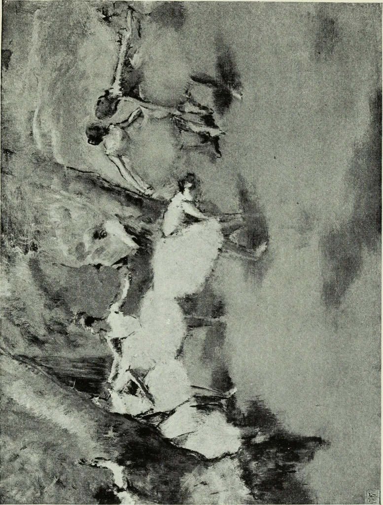 An illustration from Illustrated catalogue of the notable private collection of paintings and pastels by ... Hilaire Edgar Degas, 1921, leaf 54