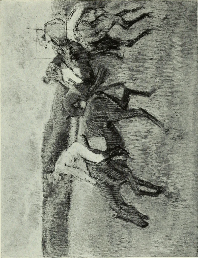 An illustration from Illustrated catalogue of the notable private collection of paintings and pastels by ... Hilaire Edgar Degas, 1921, leaf 56