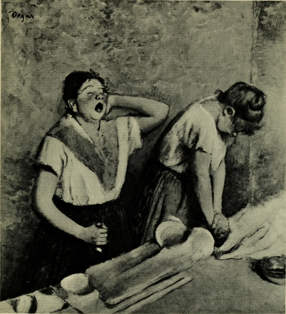 An illustration from Illustrated catalogue of the notable private collection of paintings and pastels by ... Hilaire Edgar Degas, 1921, leaf 60