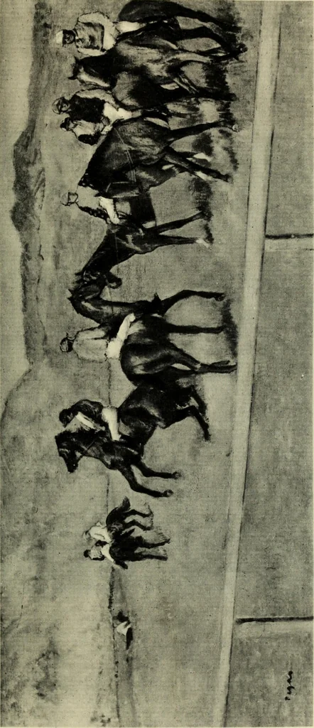 An illustration from Illustrated catalogue of the notable private collection of paintings and pastels by ... Hilaire Edgar Degas, 1921, leaf 64