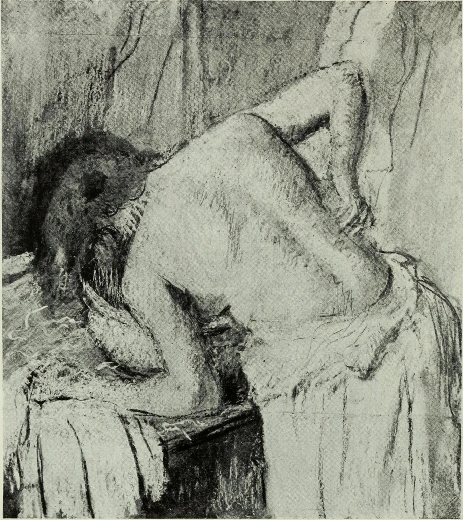 An illustration from Illustrated catalogue of the notable private collection of paintings and pastels by ... Hilaire Edgar Degas, 1921, leaf 67