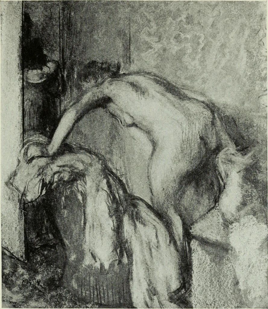 An illustration from Illustrated catalogue of the notable private collection of paintings and pastels by ... Hilaire Edgar Degas, 1921, leaf 68