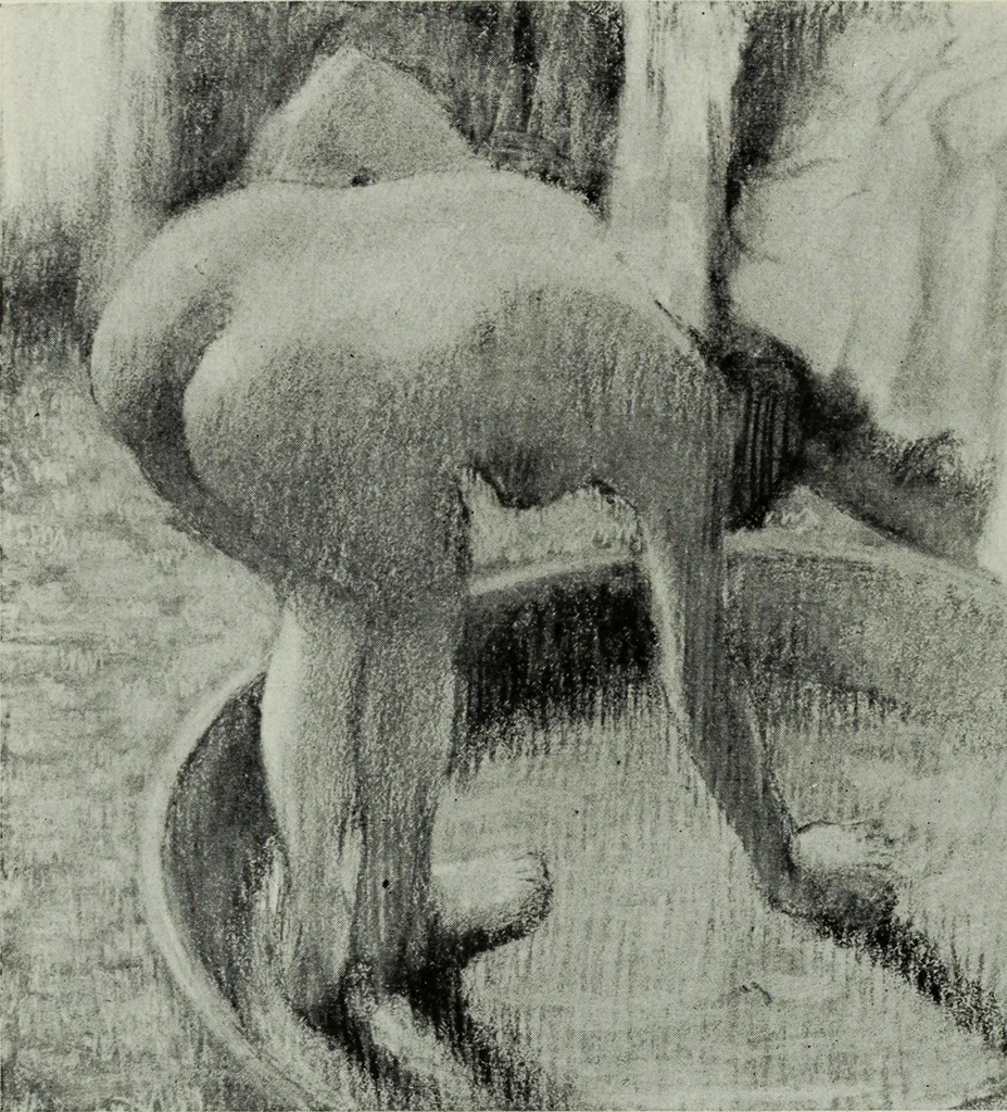 An illustration from Illustrated catalogue of the notable private collection of paintings and pastels by ... Hilaire Edgar Degas, 1921, leaf 69