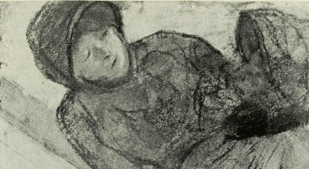 An illustration from Illustrated catalogue of the notable private collection of paintings and pastels by ... Hilaire Edgar Degas, 1921, leaf 70