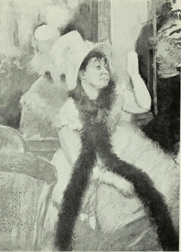 An illustration from Illustrated catalogue of the notable private collection of paintings and pastels by ... Hilaire Edgar Degas, 1921, leaf 72