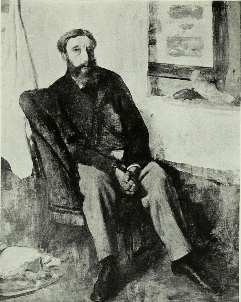 An illustration from Illustrated catalogue of the notable private collection of paintings and pastels by ... Hilaire Edgar Degas, 1921, leaf 74
