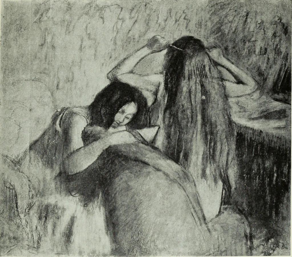 An illustration from Illustrated catalogue of the notable private collection of paintings and pastels by ... Hilaire Edgar Degas, 1921, leaf 78