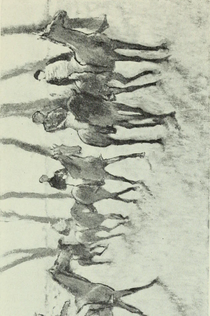 An illustration from Illustrated catalogue of the notable private collection of paintings and pastels by ... Hilaire Edgar Degas, 1921, leaf 86