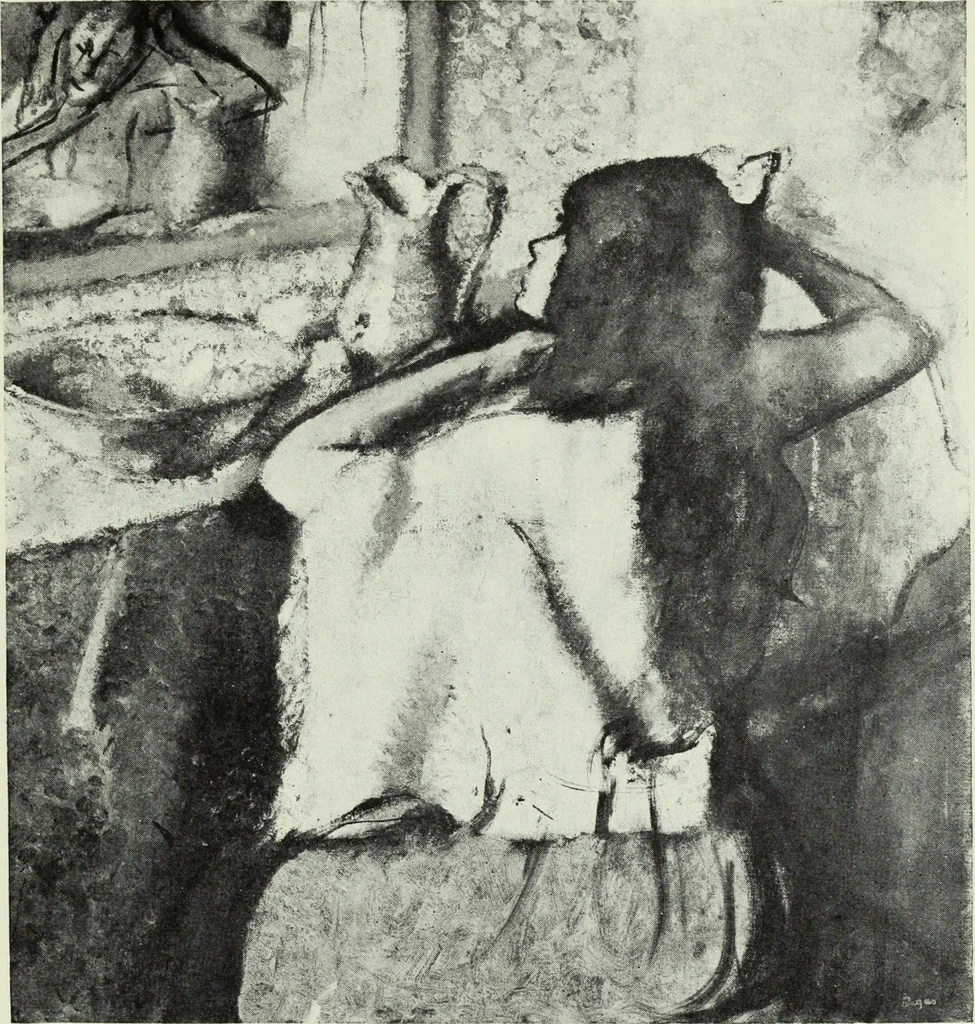 An illustration from Illustrated catalogue of the notable private collection of paintings and pastels by ... Hilaire Edgar Degas, 1921, leaf 88