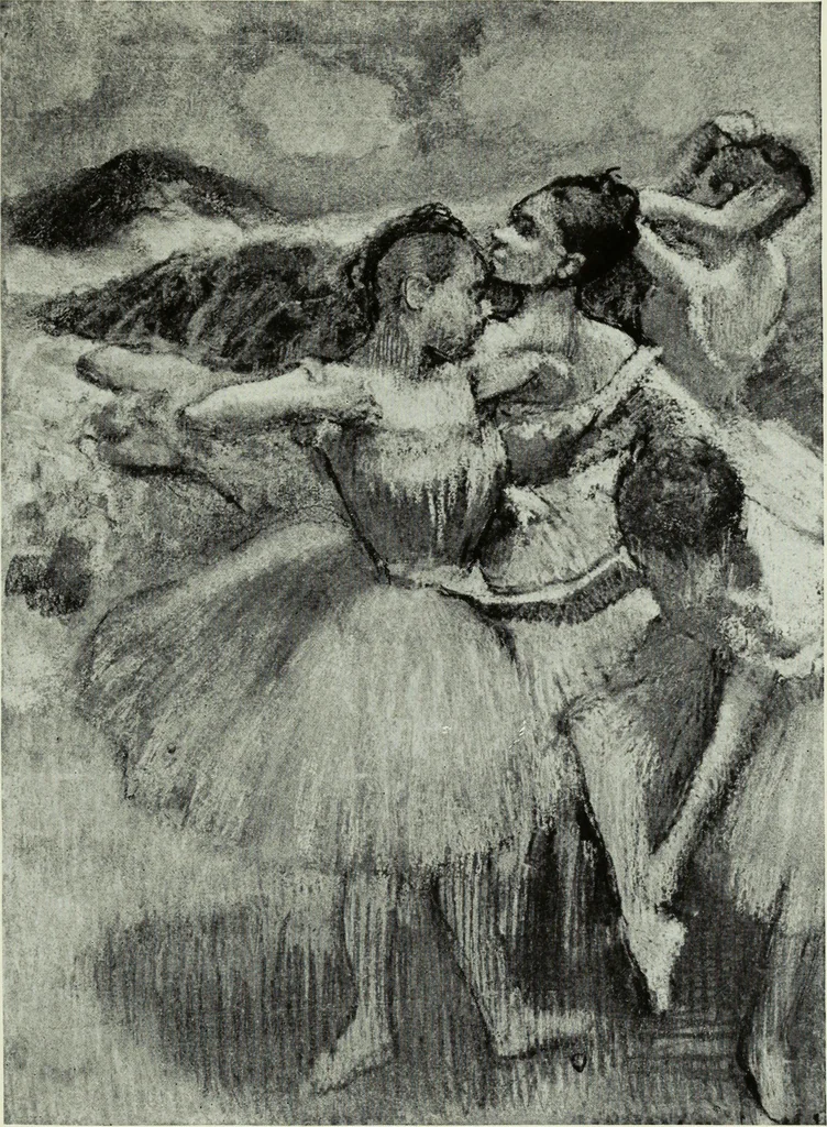 An illustration from Illustrated catalogue of the notable private collection of paintings and pastels by ... Hilaire Edgar Degas, 1921, leaf 90
