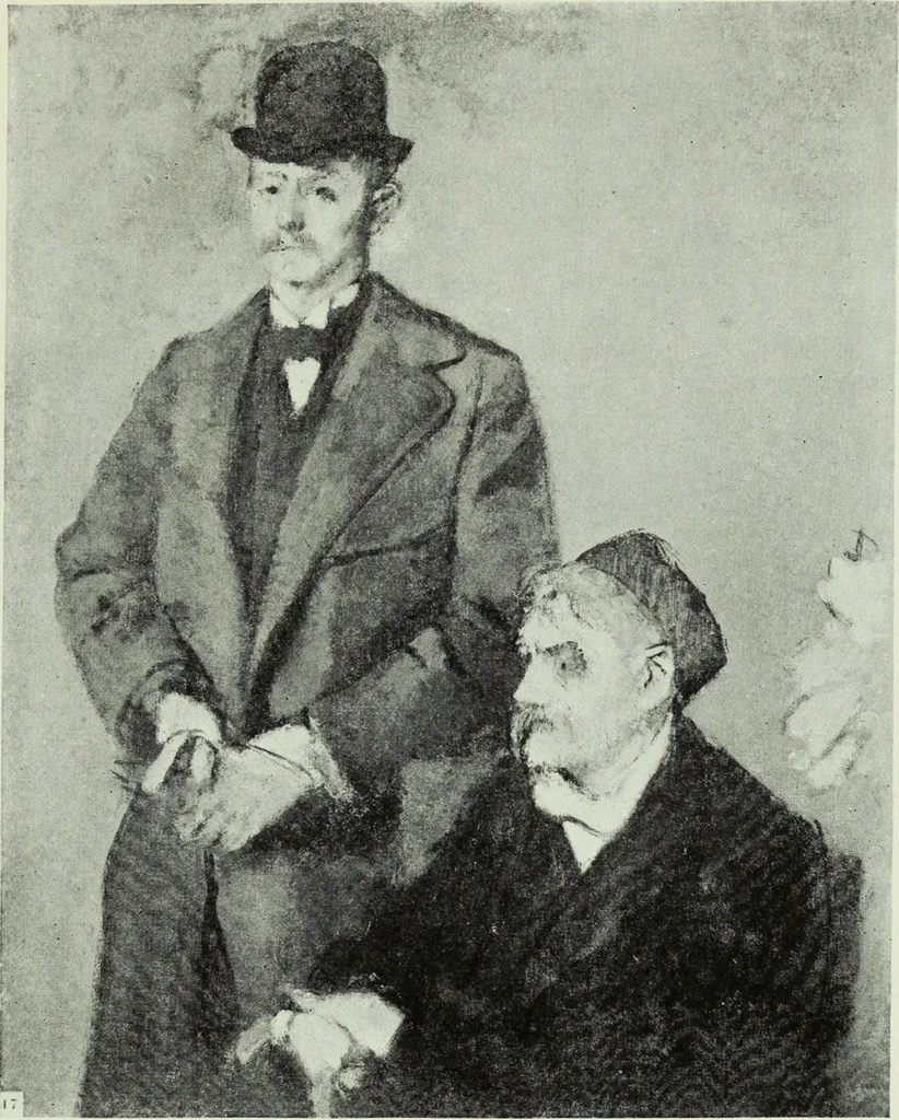 An illustration from Illustrated catalogue of the notable private collection of paintings and pastels by ... Hilaire Edgar Degas, 1921, leaf 92