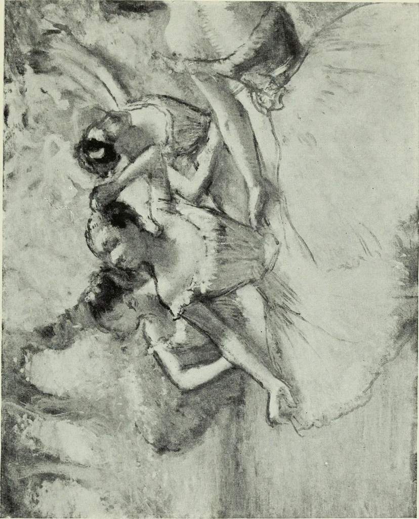 An illustration from Illustrated catalogue of the notable private collection of paintings and pastels by ... Hilaire Edgar Degas, 1921, leaf 96