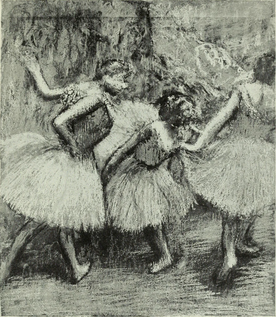 An illustration from Illustrated catalogue of the notable private collection of paintings and pastels by ... Hilaire Edgar Degas, 1921, leaf 98