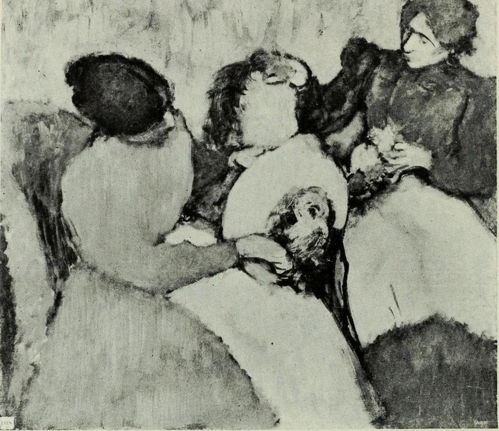 An illustration from Illustrated catalogue of the notable private collection of paintings and pastels by ... Hilaire Edgar Degas, 1921, leaf 99