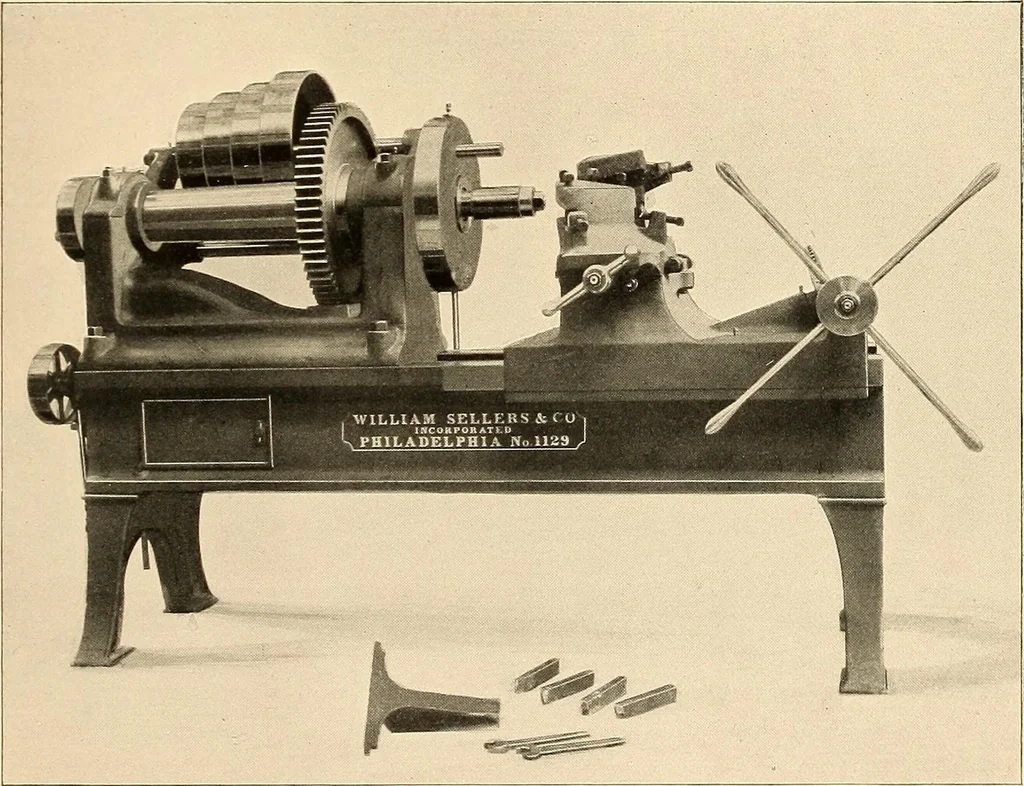 An illustration from Illustrated catalogue and general description of improved machine tools for working metal, 1899, leaf 106