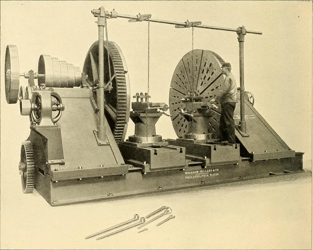 An illustration from Illustrated catalogue and general description of improved machine tools for working metal, 1899, leaf 121