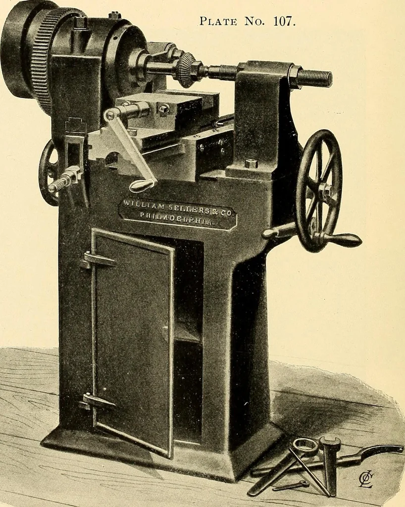 An illustration from Illustrated catalogue and general description of improved machine tools for working metal, 1899, leaf 137