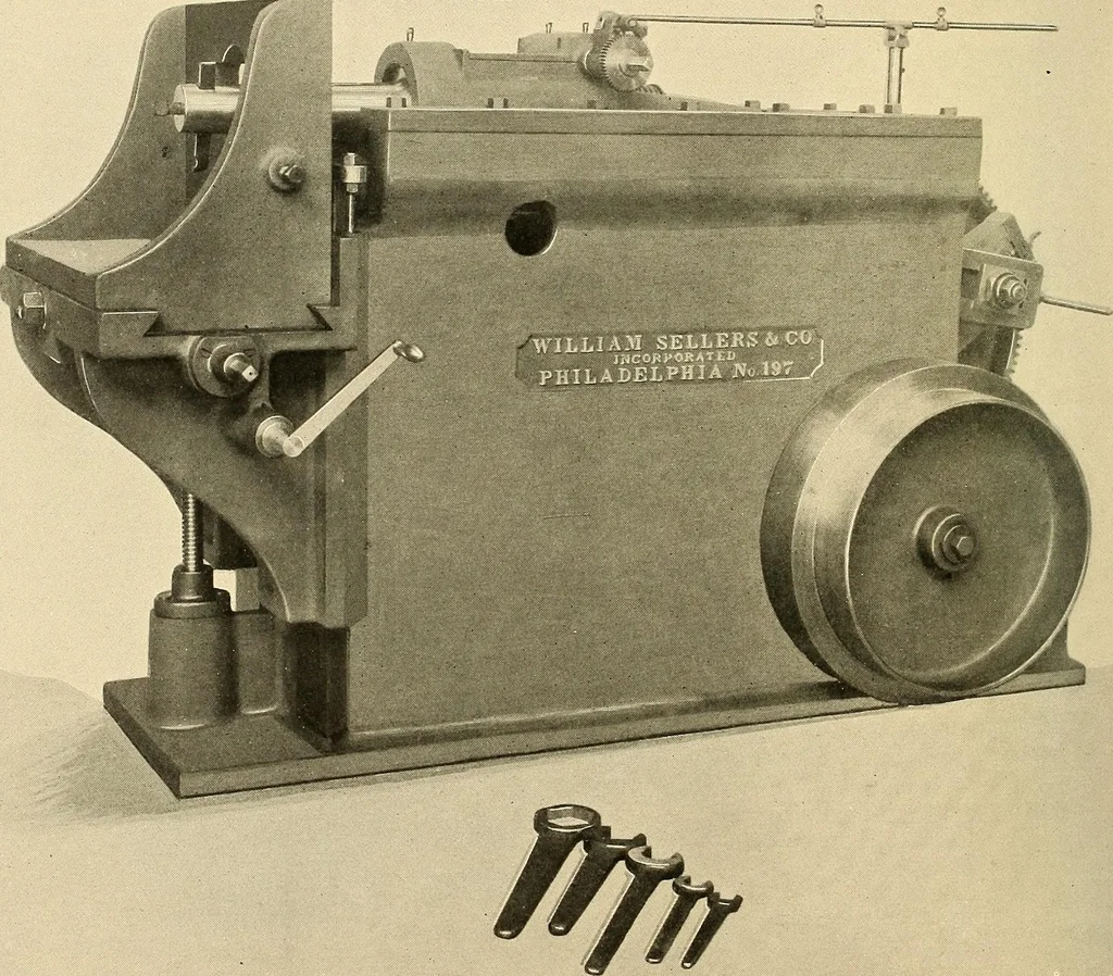An illustration from Illustrated catalogue and general description of improved machine tools for working metal, 1899, leaf 151