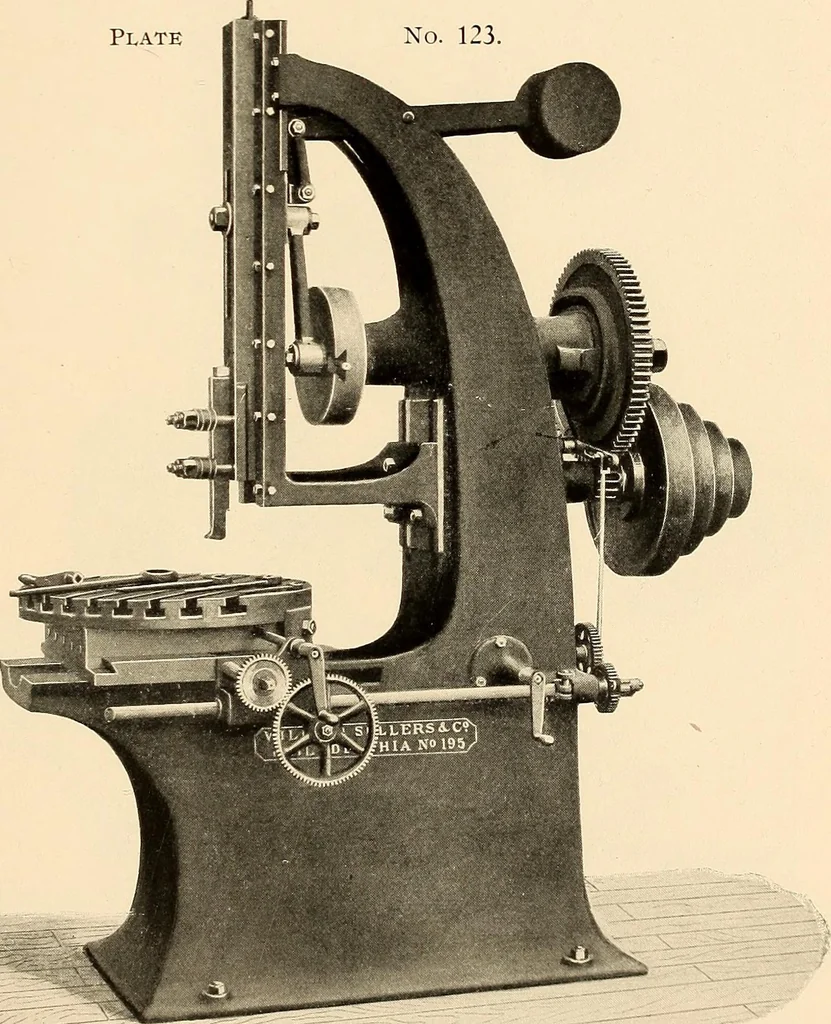 An illustration from Illustrated catalogue and general description of improved machine tools for working metal, 1899, leaf 154