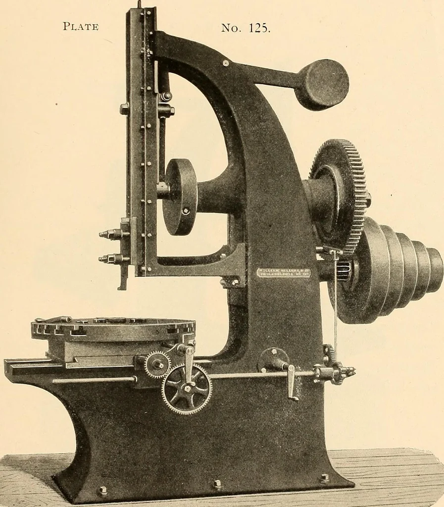 An illustration from Illustrated catalogue and general description of improved machine tools for working metal, 1899, leaf 156