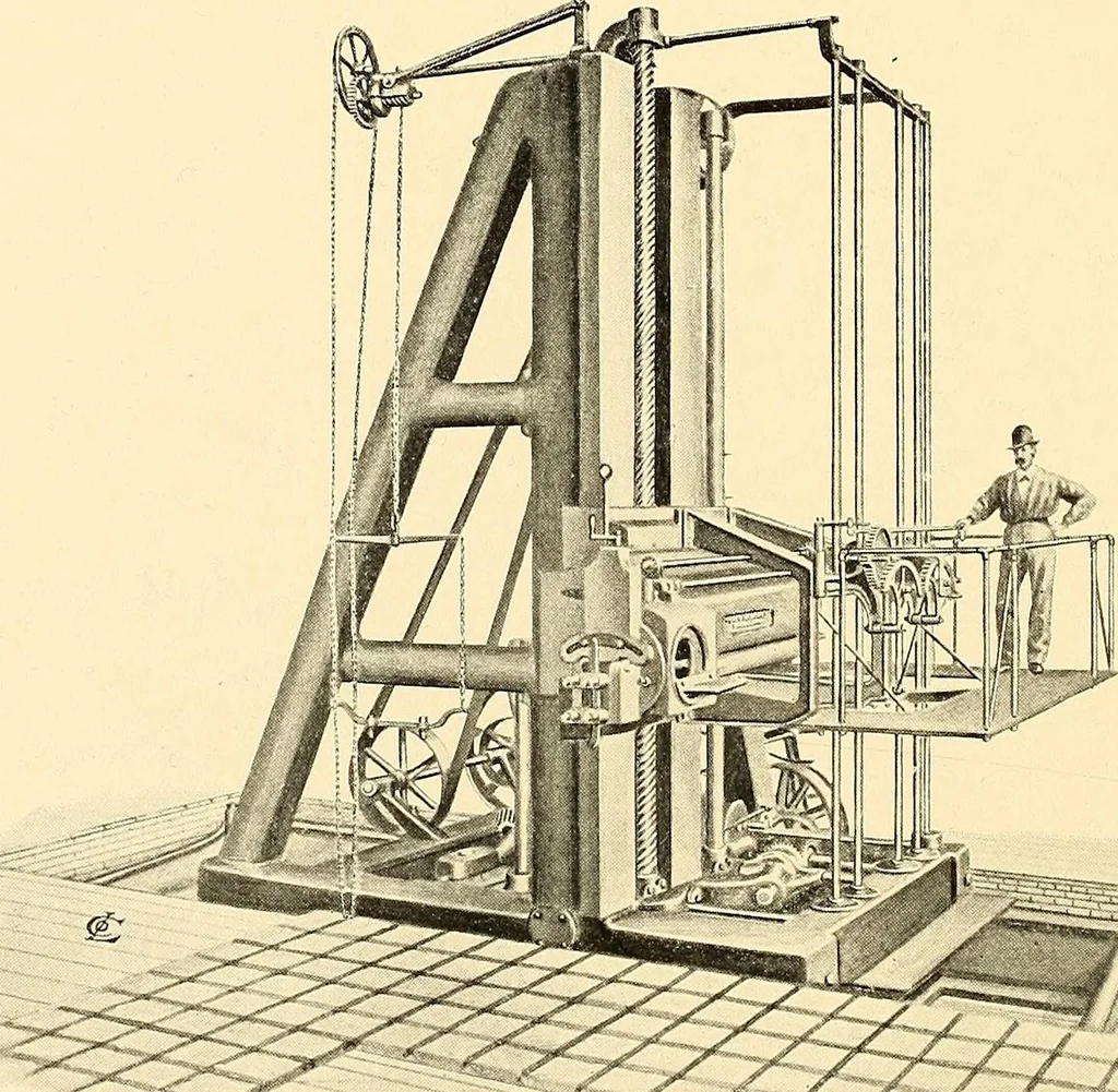 An illustration from Illustrated catalogue and general description of improved machine tools for working metal, 1899, leaf 179