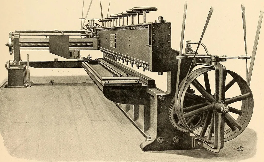 An illustration from Illustrated catalogue and general description of improved machine tools for working metal, 1899, leaf 182