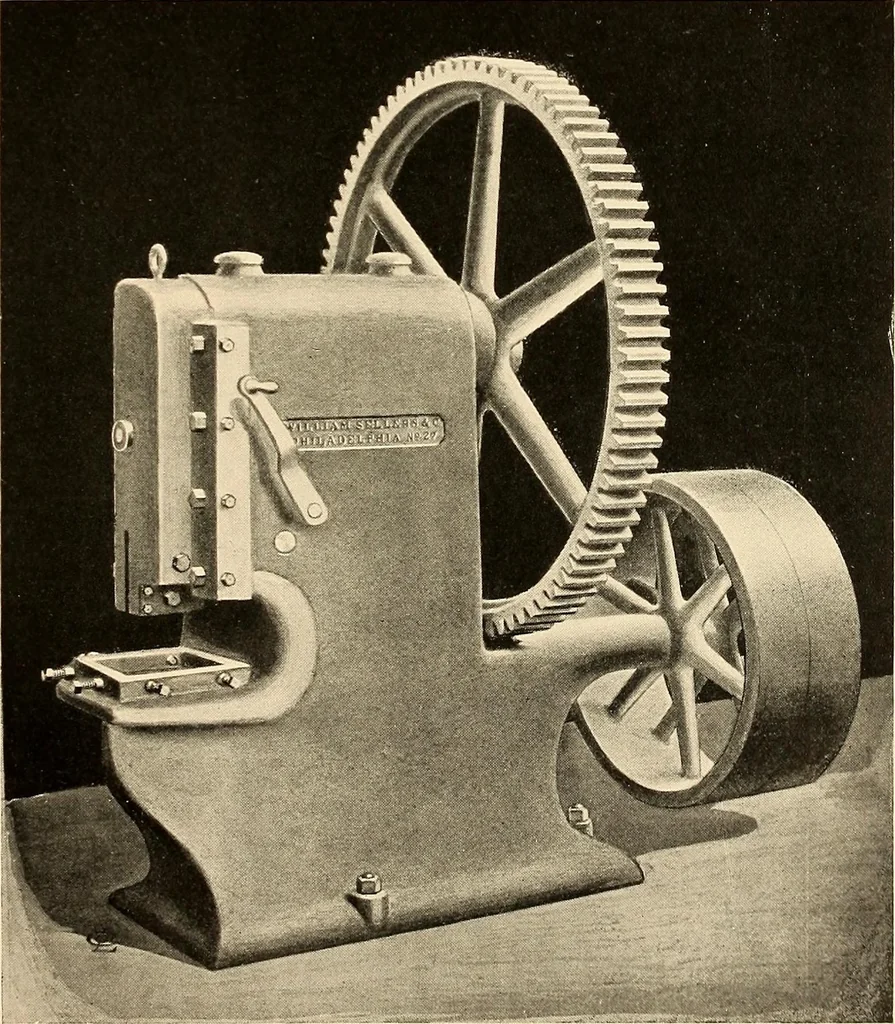 An illustration from Illustrated catalogue and general description of improved machine tools for working metal, 1899, leaf 184