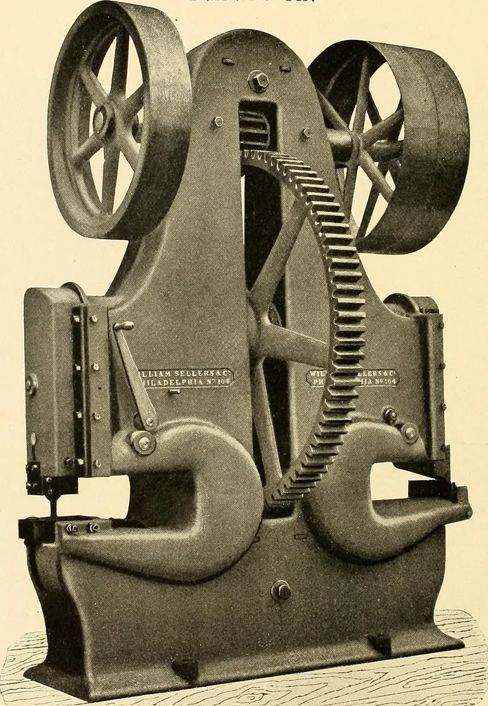 An illustration from Illustrated catalogue and general description of improved machine tools for working metal, 1899, leaf 185