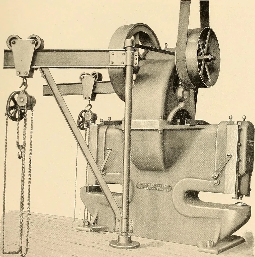 An illustration from Illustrated catalogue and general description of improved machine tools for working metal, 1899, leaf 186