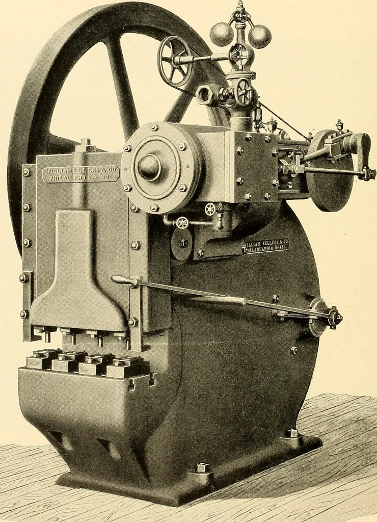 An illustration from Illustrated catalogue and general description of improved machine tools for working metal, 1899, leaf 197
